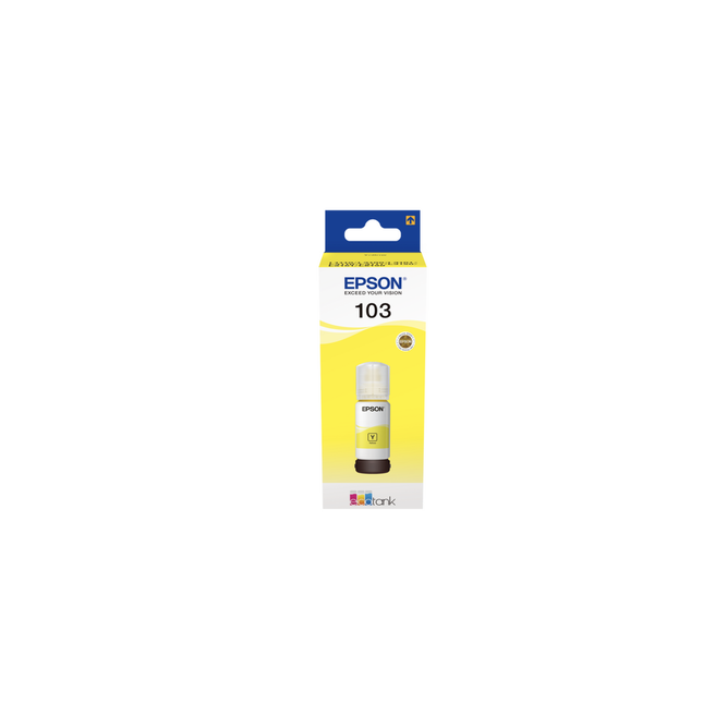 Genuine Epson 103 EcoTank Yellow Ink Bottle 65 ml - Buy online at best prices in Kenya 