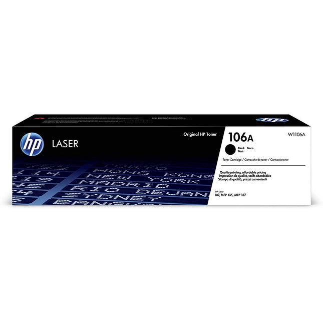 HP 106A Black Original Toner Cartridge- W1106A - Buy online at best prices in Kenya 