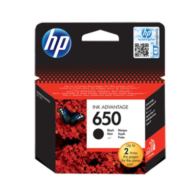 Genuine Black HP 650 Ink Advantage  Cartridge (CZ101AE) - Innovative Computers Limited