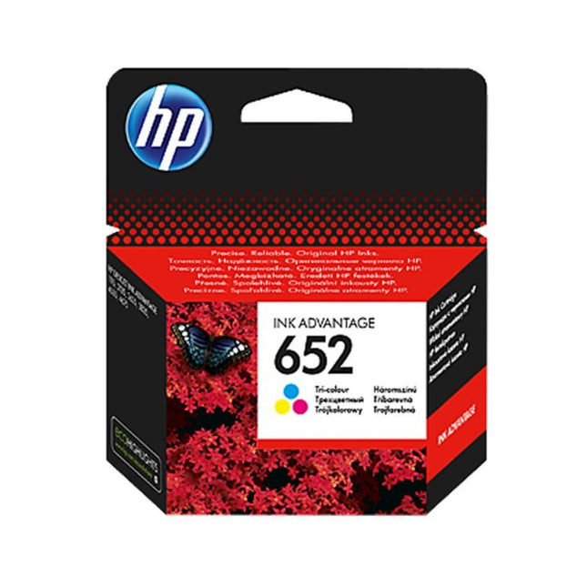 Genuine Tri-color  HP 652 Ink Advantage Cartridge-(F6V24AE) - Innovative Computers Limited
