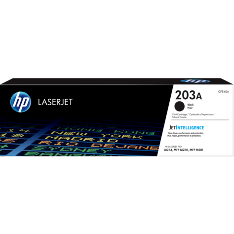 HP 203A Black Toner Cartridge - CF540A 