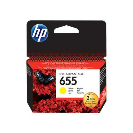 HP 655 Ink Cartridge Yellow - Emerging Computers Limited